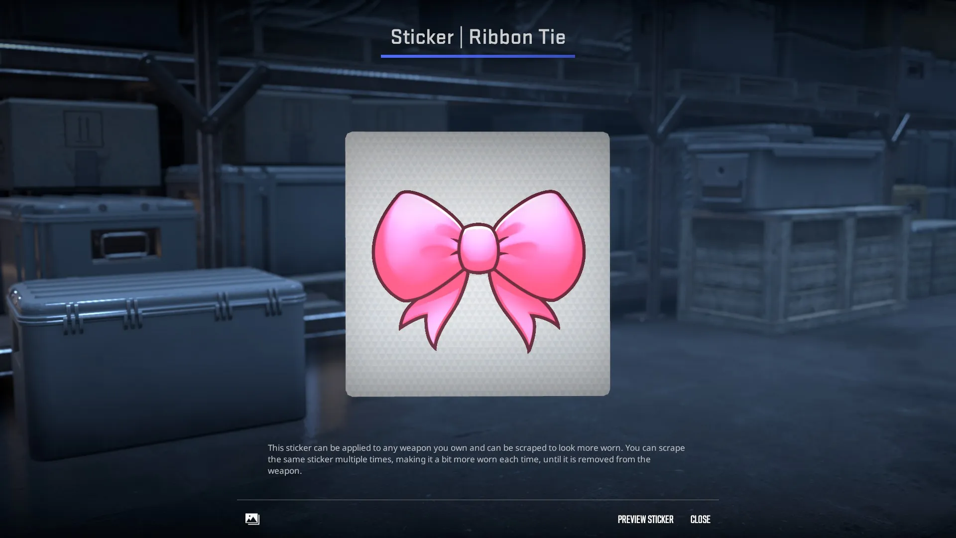 Sticker | Ribbon Tie